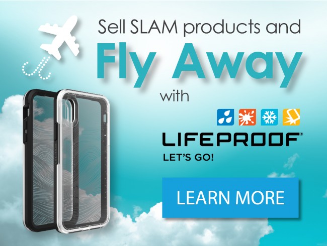 Announcement for Fly Away with Lifeproof contest