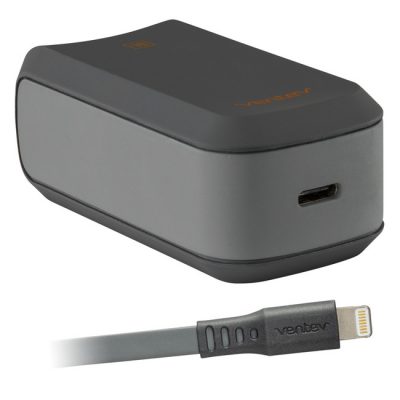 Ventev Power Delivery Wall Charger and lightening cable