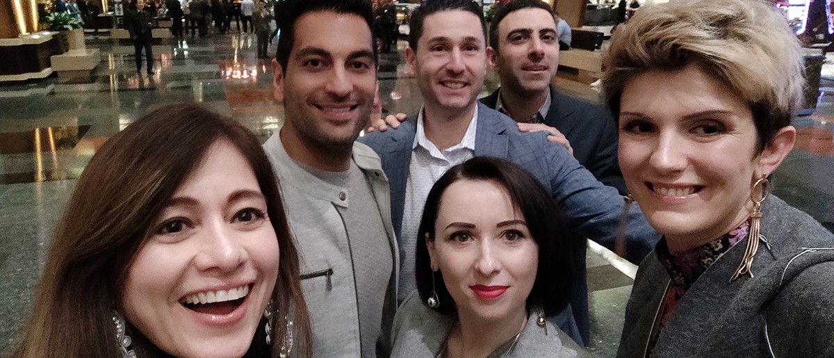 Cesium team members smiling at camera